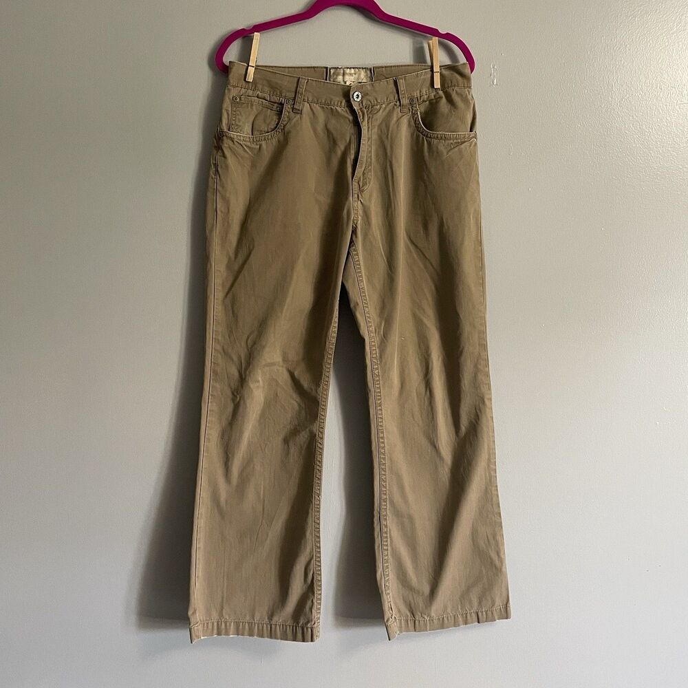 Buckle BKE Tyler Straight Chino Stretch Pants Men’s 28.5x32 Dark Khaki